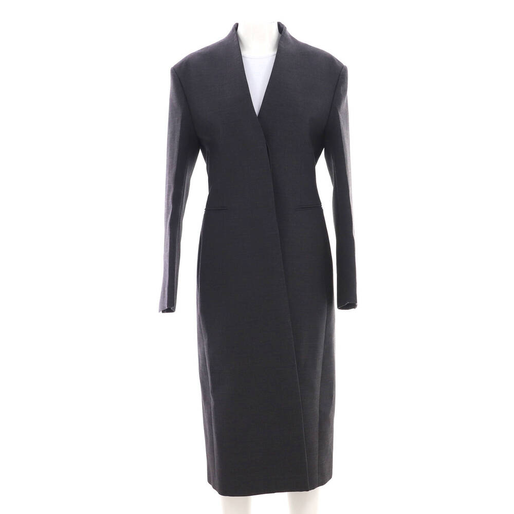 Salvatore Ferragamo Women's Single Breasted Long Coat Wool